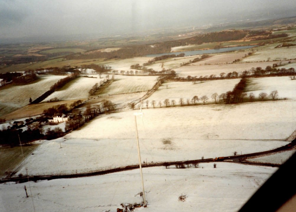 Carter 300 turbine at Andy Gibbs farm, UK